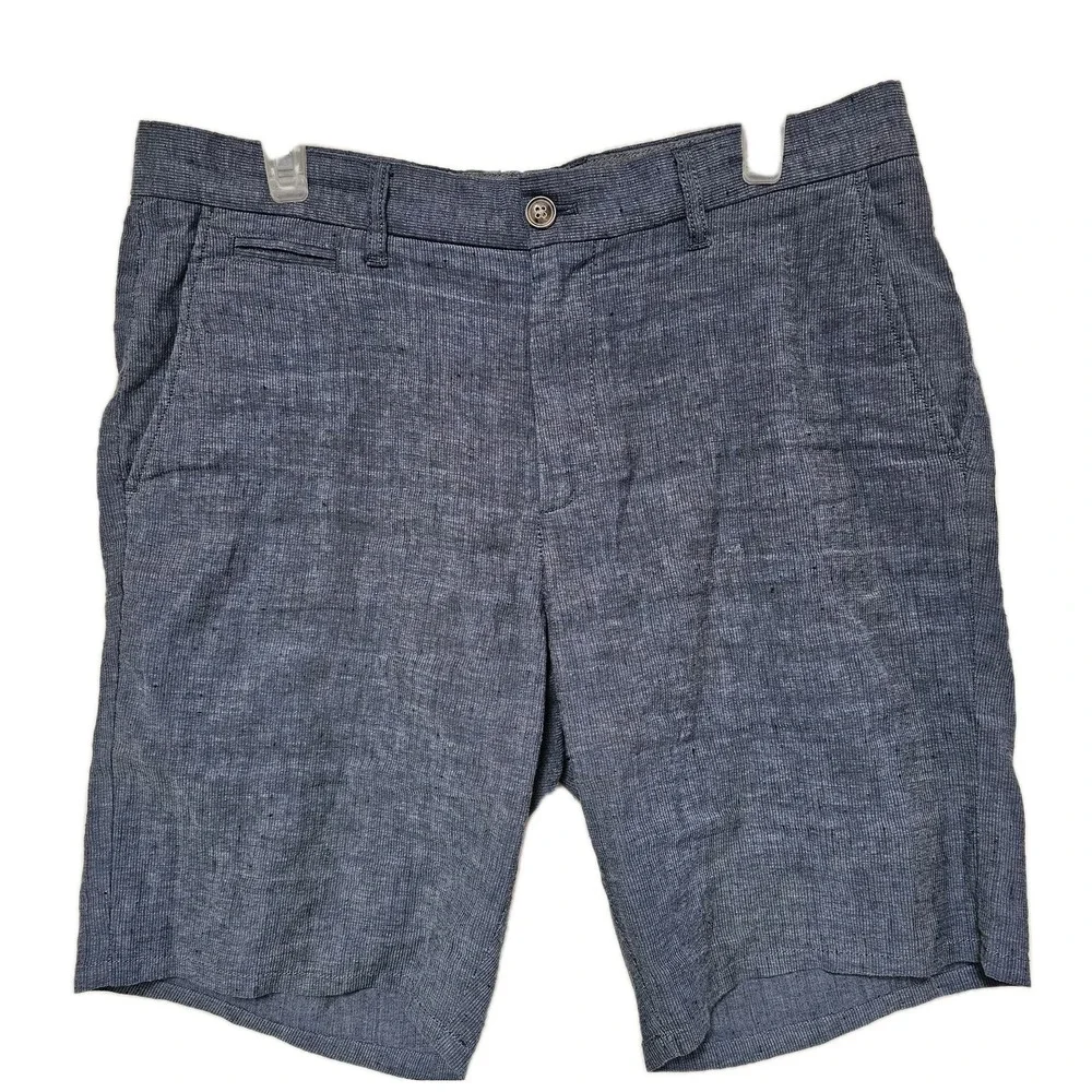 Johnnie-O Shorts Men 33 Wake Blue 9